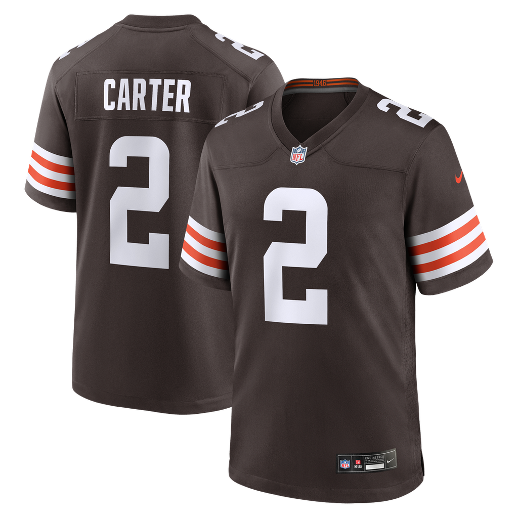 DeAndre Carter Cleveland Browns Game Jersey - Brown