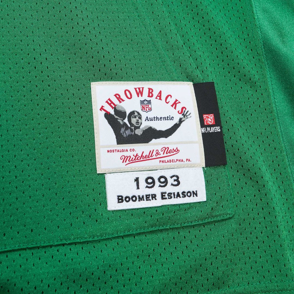 Boomer Esiason New York Jets 1993 Authentic Throwback Pocket Jersey - Kelly Green