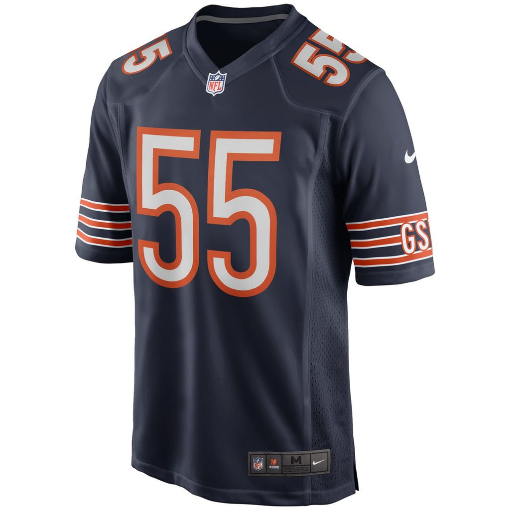 Lance Briggs Chicago Bears Game Jersey - Navy