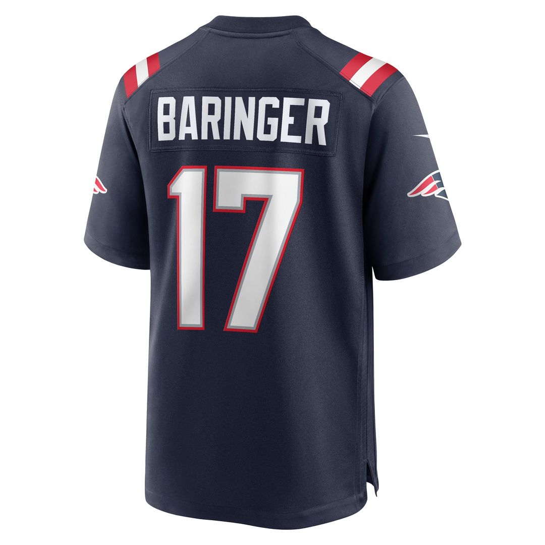 Bryce Baringer New England Patriots Game Jersey - Navy