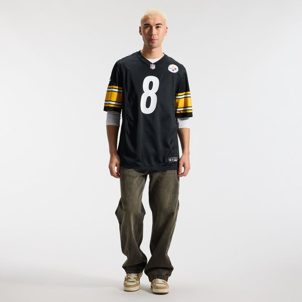 Aaron Rodgers Pittsburgh Steelers Game Jersey - Black