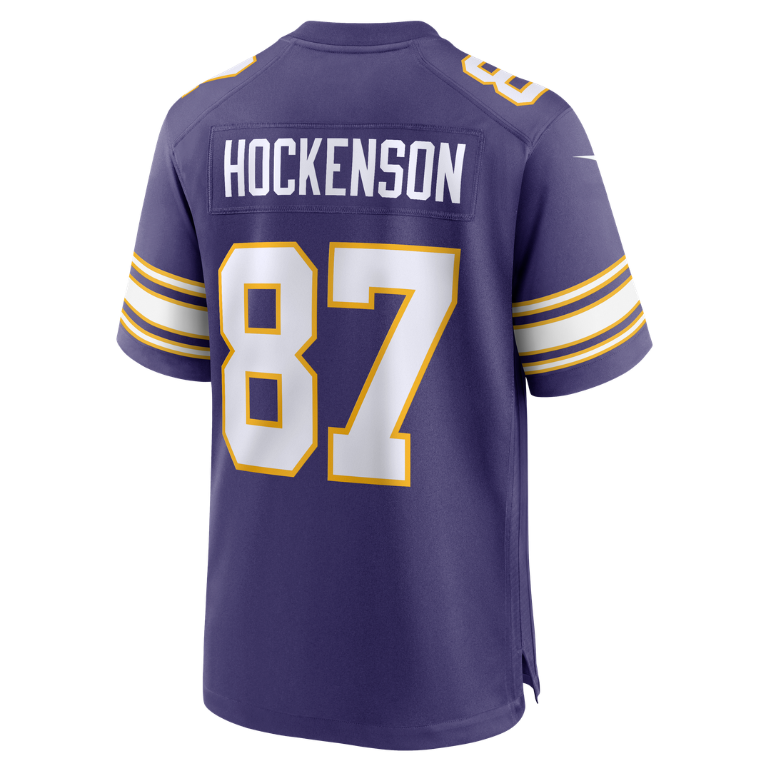 T.J. Hockenson Minnesota Vikings Classic Game Jersey - Purple