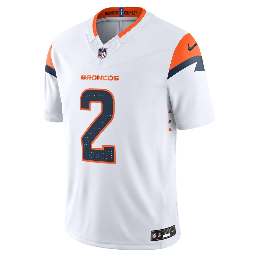 Pat Surtain II Denver Broncos Alternate Vapor F.U.S.E. Stitched Limited Jersey - Navy