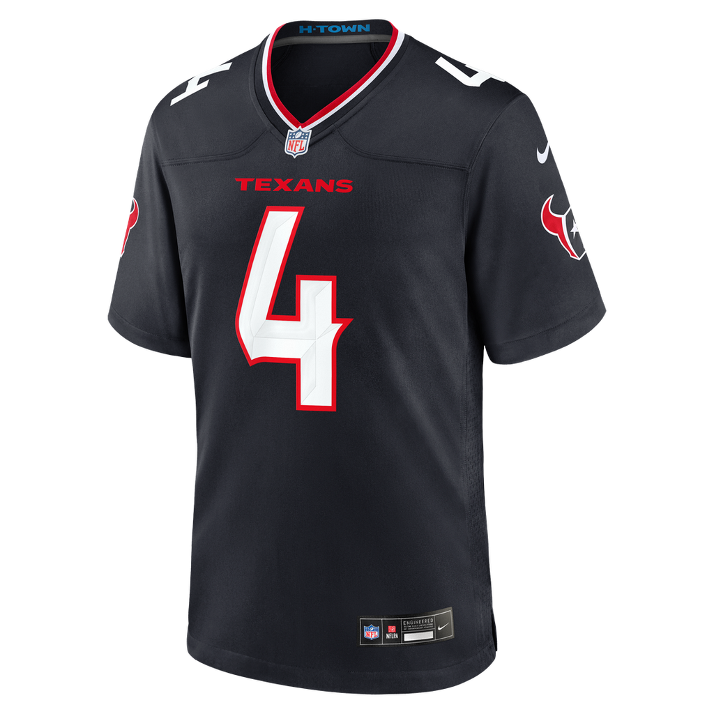 Woody Marks Houston Texans Game Jersey - Navy