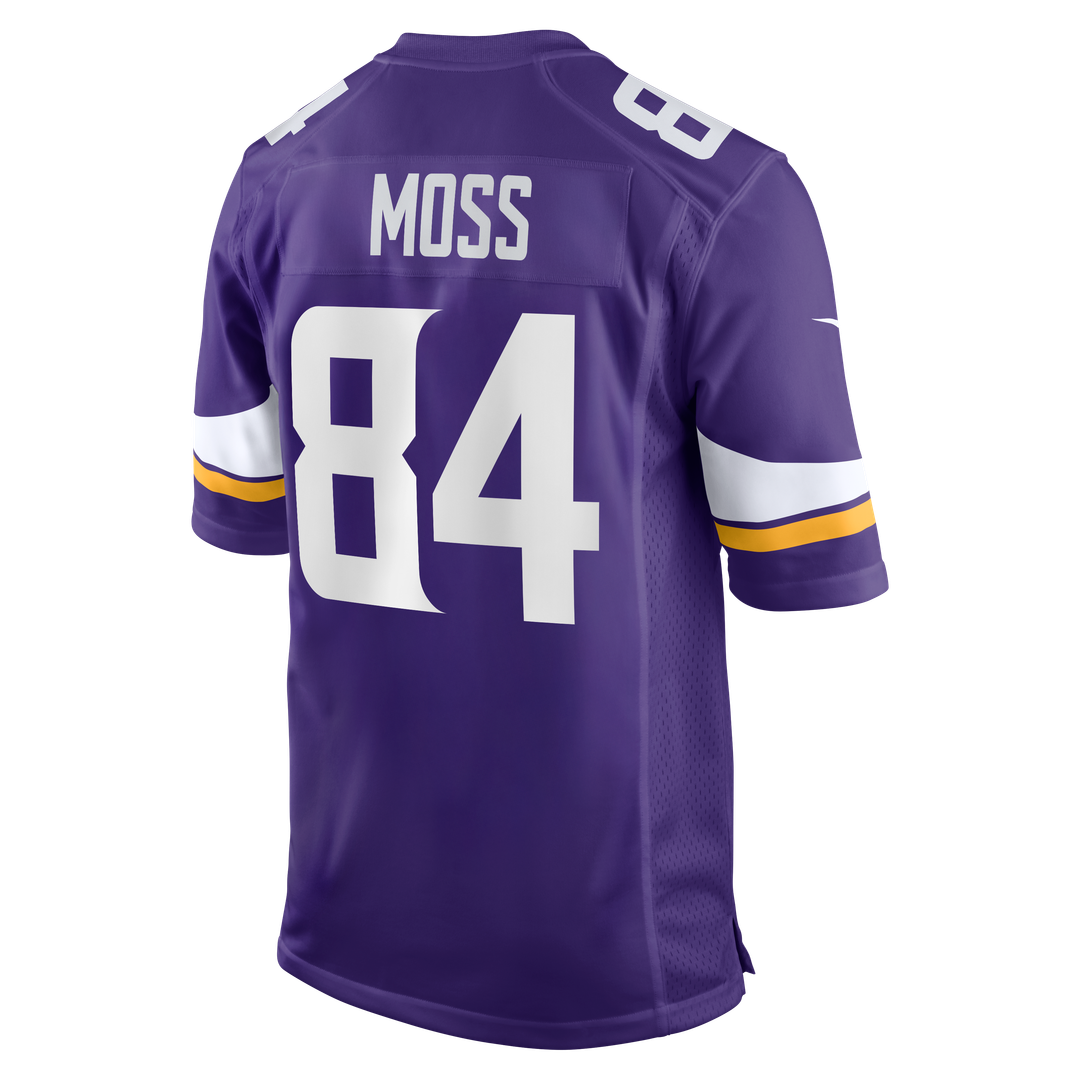 Randy Moss Minnesota Vikings Game Jersey - Purple