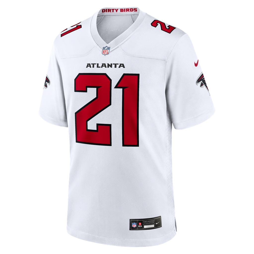 Deion Sanders Atlanta Falcons Game Jersey - Red