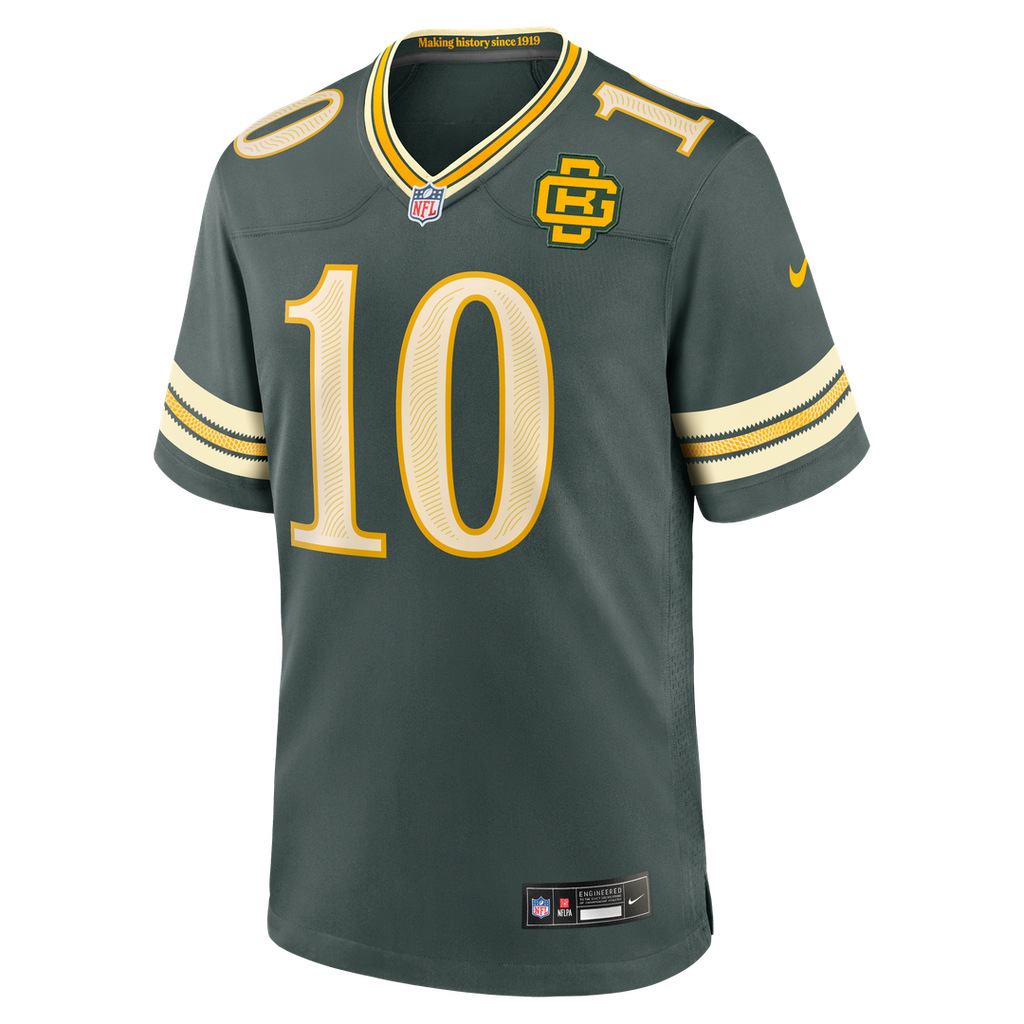 Jordan Love Green Bay Packers 2026 Rivalries Collection Game Jersey - Green
