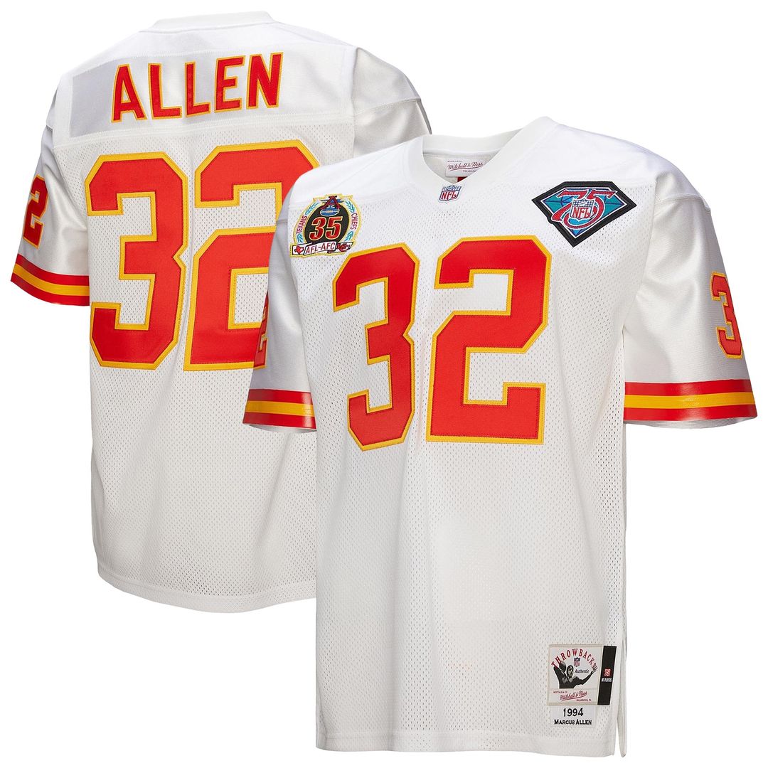 Marcus Allen Kansas City Chiefs 1994 Authentic Throwback Jersey - White