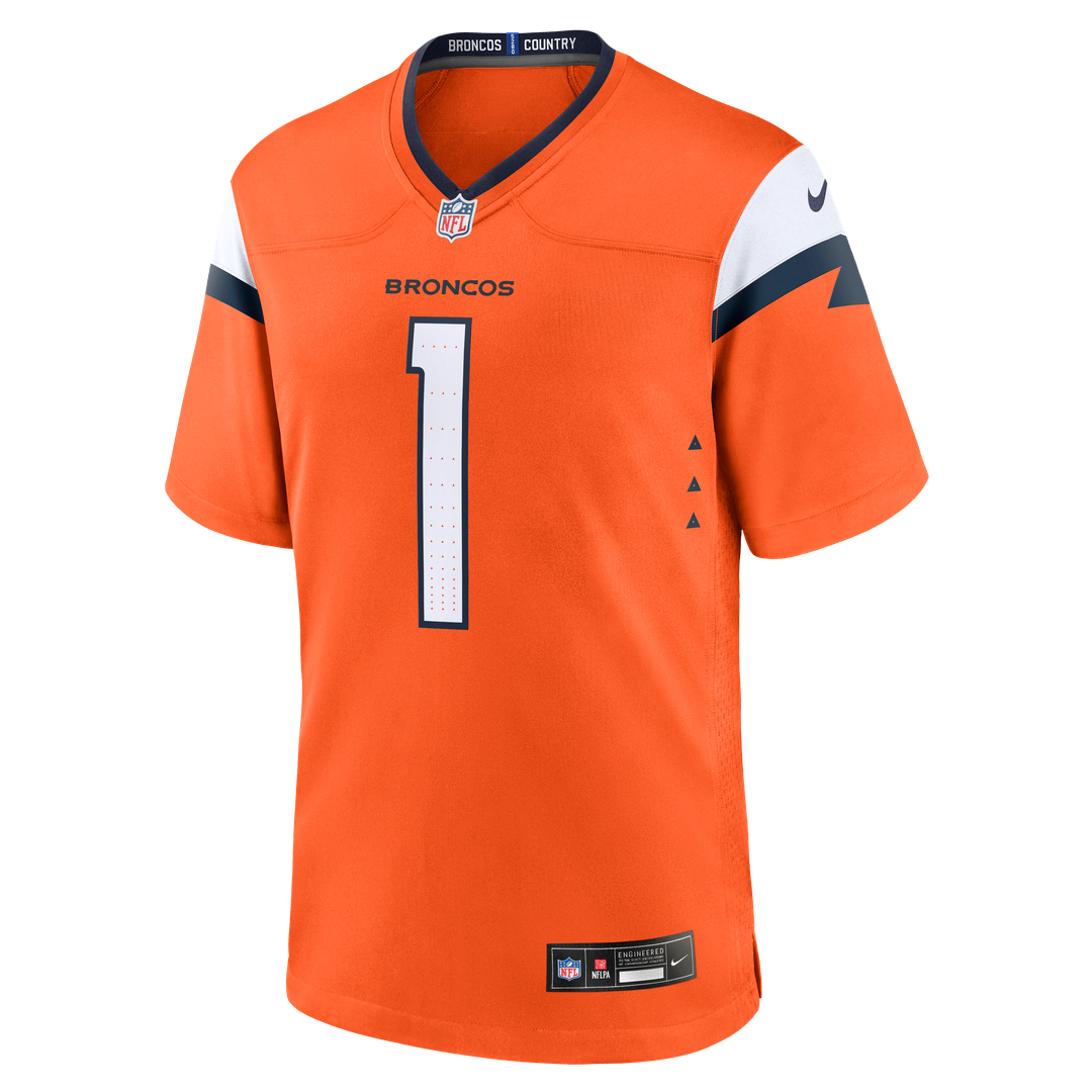 Evan Engram Denver Broncos Game Jersey - Orange
