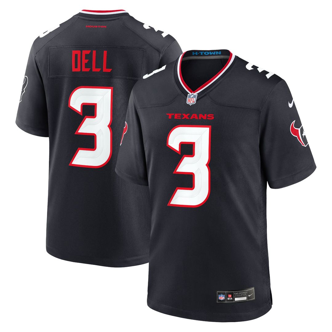 Tank Dell Houston Texans Alternate Game Jersey - Red
