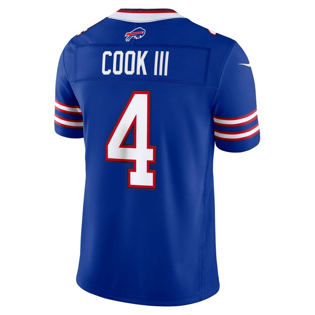 James Cook III Buffalo Bills Vapor F.U.S.E. Stitched Limited Jersey - Royal Blue