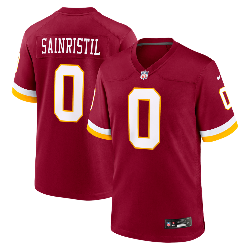 Mike Sainristil Washington Commanders Game Jersey - Burgundy