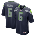 Jalen Milroe Seattle Seahawks Game Jersey - College Navy