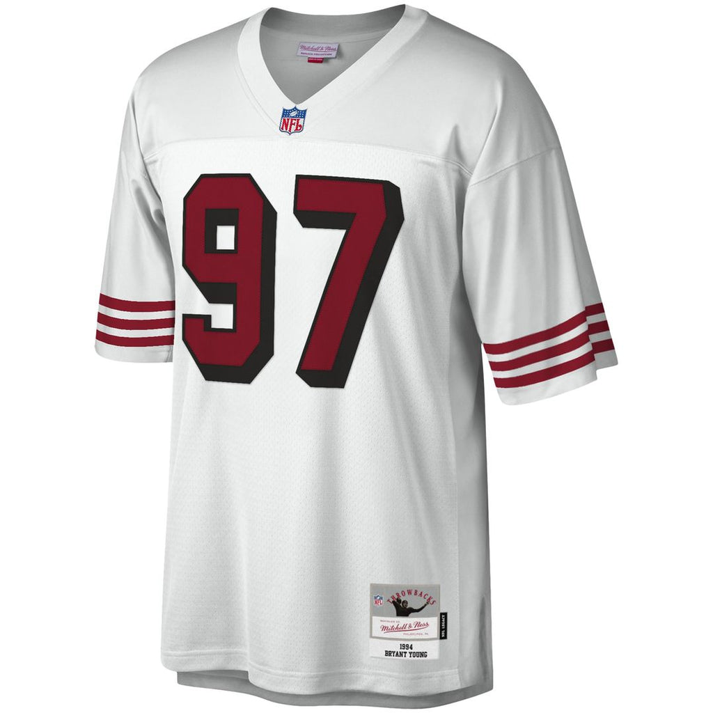 Bryant Young San Francisco 49ers Legacy Replica Jersey - White
