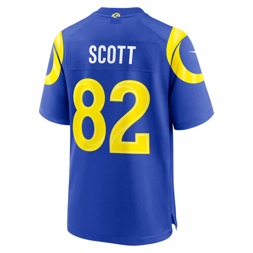 Tyler Scott Los Angeles Rams Game Jersey - Royal Blue