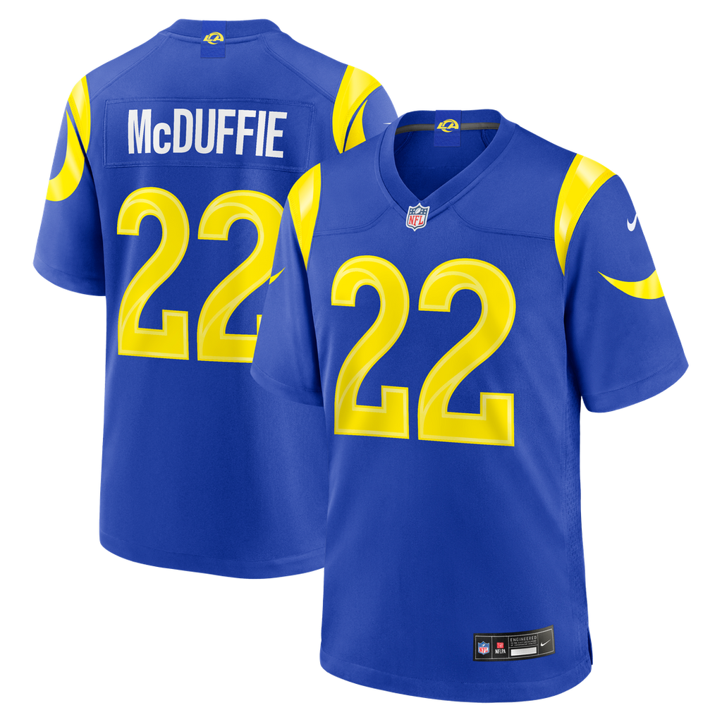 Trent McDuffie Los Angeles Rams Game Jersey - Royal Blue