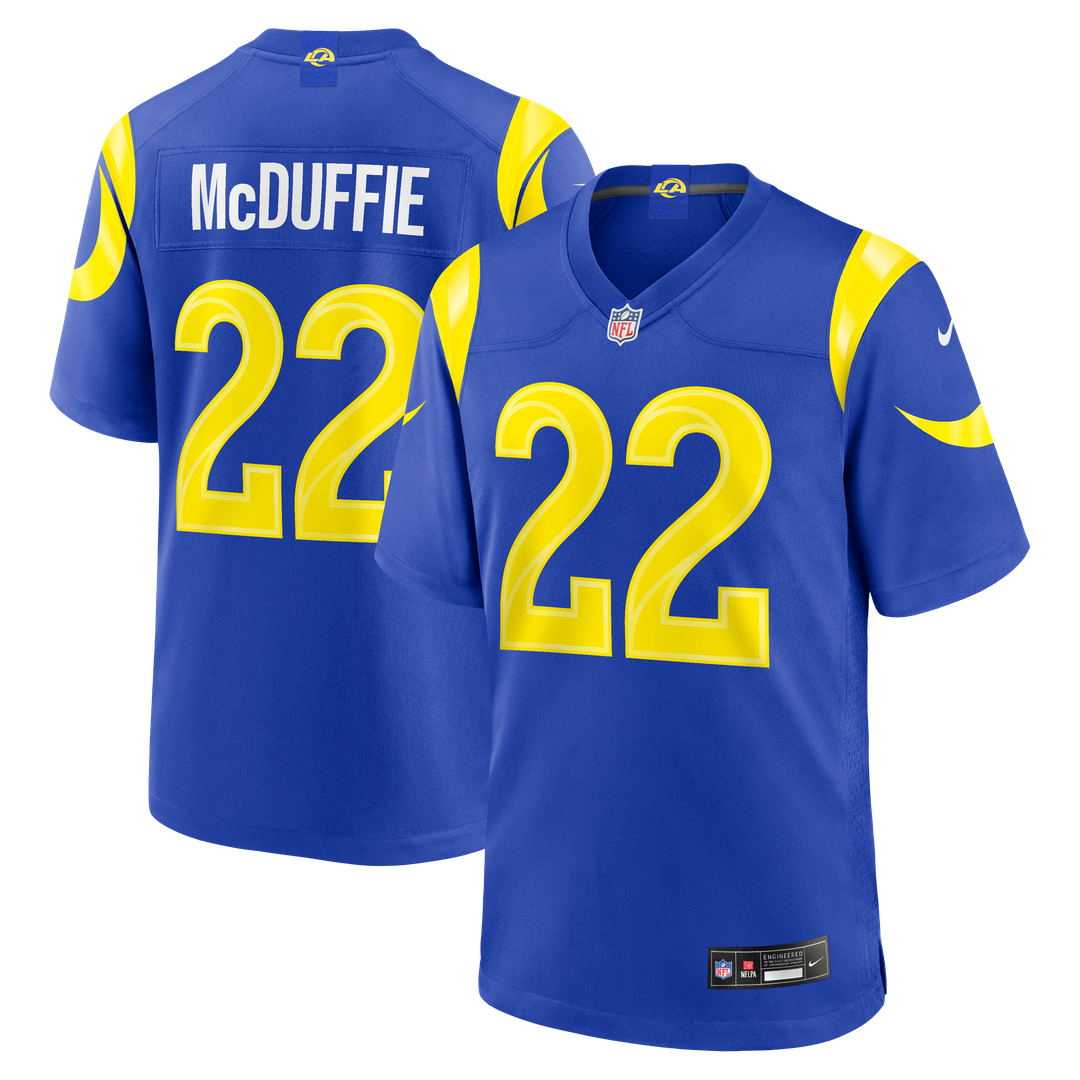 Trent McDuffie Los Angeles Rams Game Jersey - Royal Blue