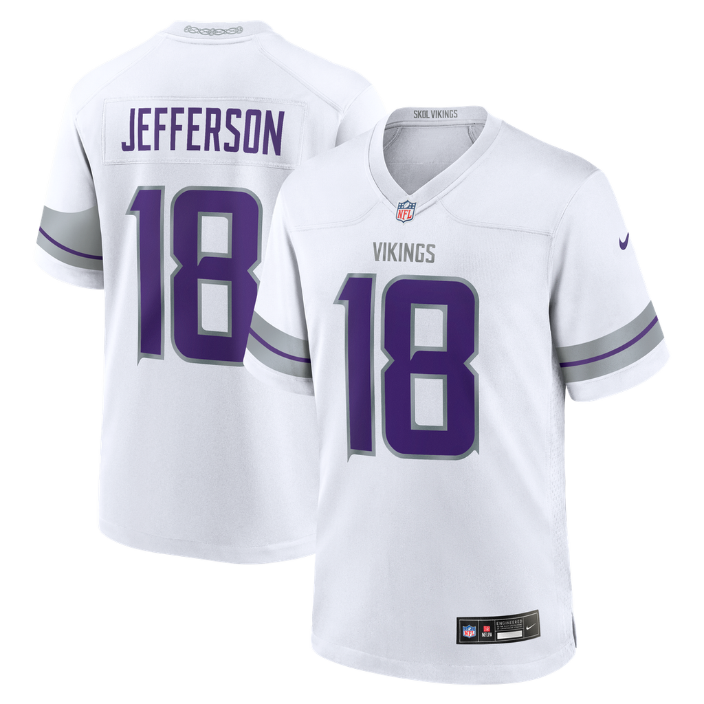Justin Jefferson Minnesota Vikings Alternate Game Jersey - White