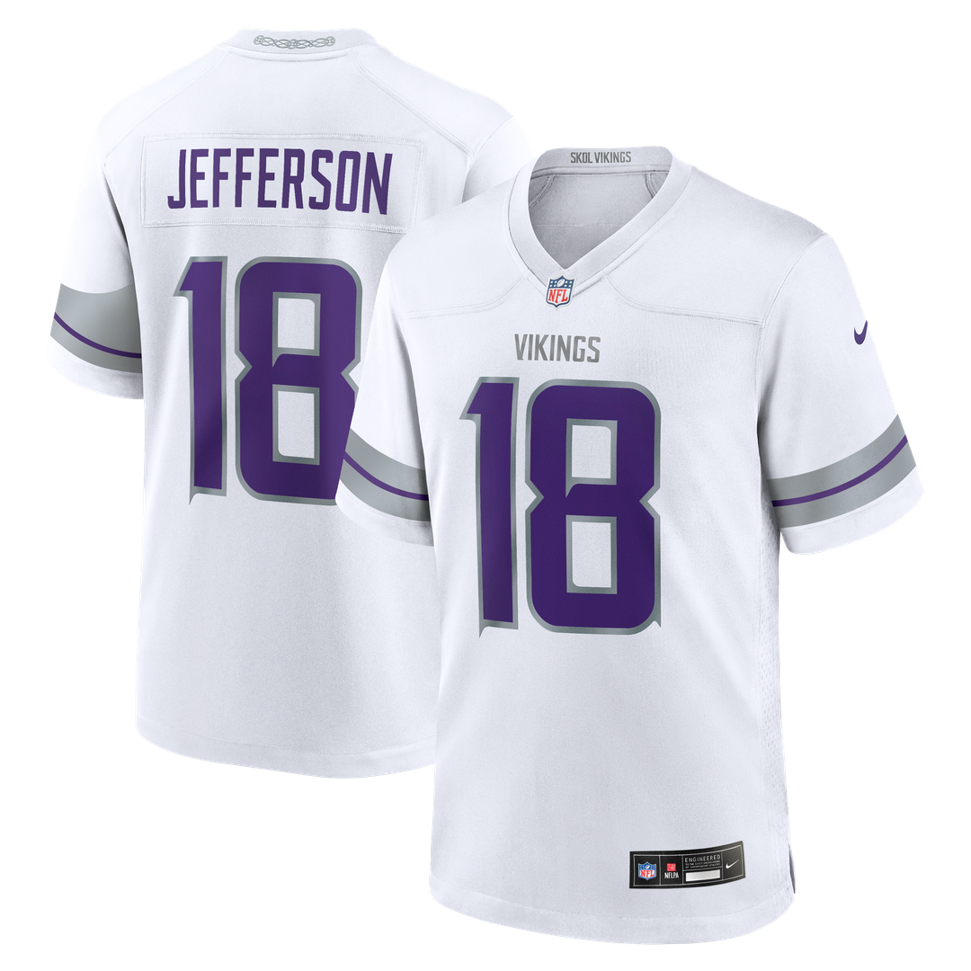 Justin Jefferson Minnesota Vikings Alternate Game Jersey - White