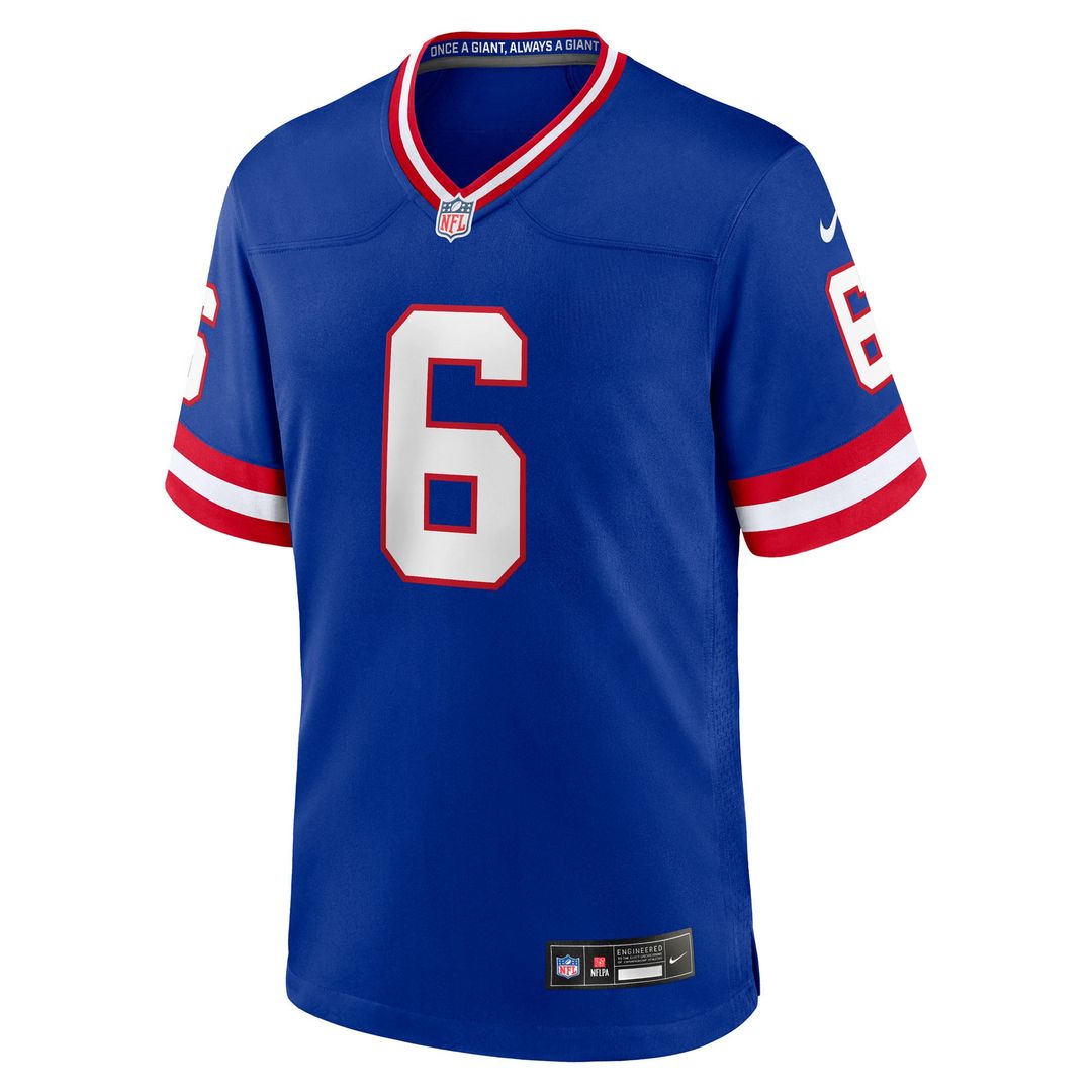 Jaxson Dart New York Giants Alternate 2 Classic Game Jersey - Royal Blue