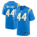 Scott Matlock Los Angeles Chargers Game Jersey - Powder Blue