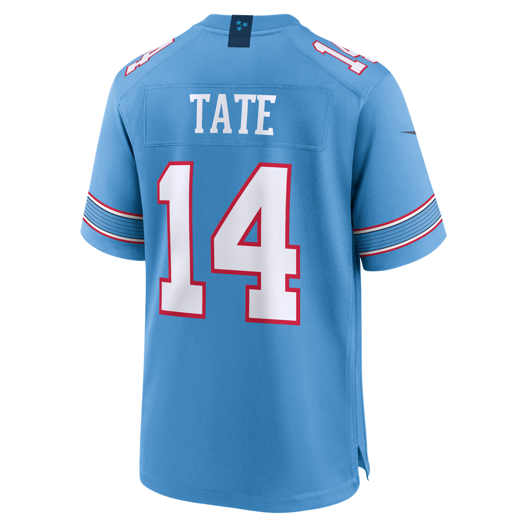 Carnell Tate Tennessee Titans Game Jersey - Light Blue