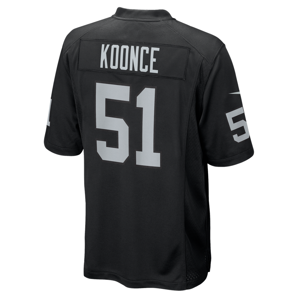 Malcolm Koonce Las Vegas Raiders Game Jersey - Black