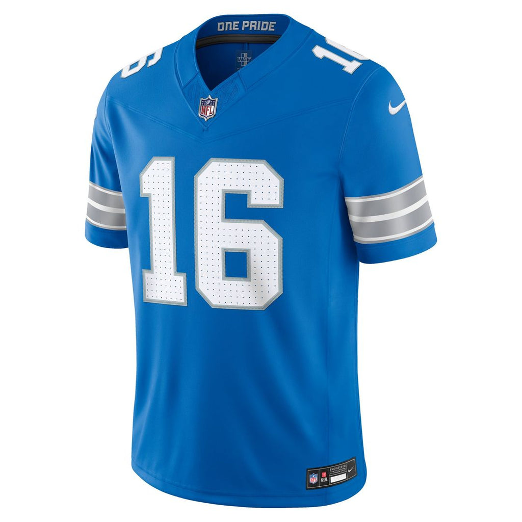 Jared Goff Detroit Lions Alternate Vapor F.U.S.E. Stitched Limited Jersey - Black