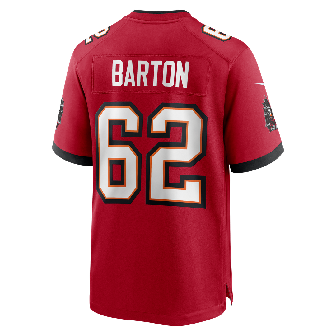 Graham Barton Pick No. 26 Game Jersey - Red