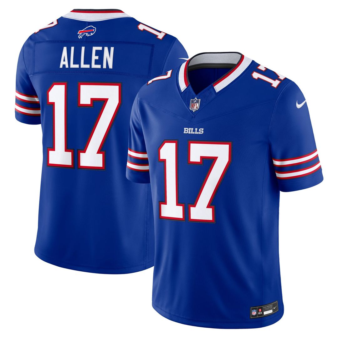 Josh Allen Buffalo Bills Nickel City Vapor F.U.S.E. Stitched Limited Jersey - Gray