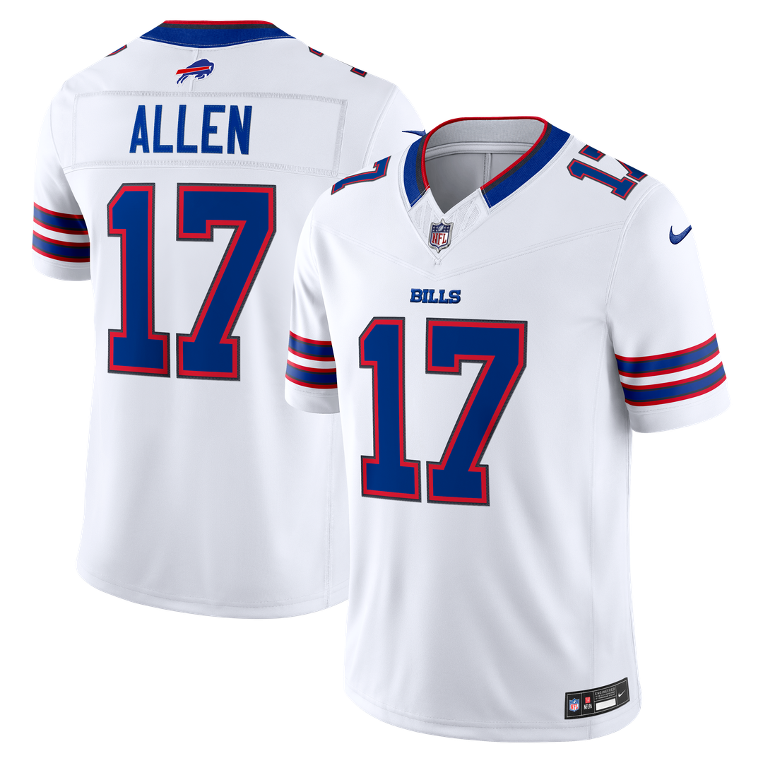 Josh Allen Buffalo Bills Vapor F.U.S.E. Stitched Limited Jersey - White