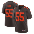 Spencer Fano Cleveland Browns Alternate Game Jersey - Brown