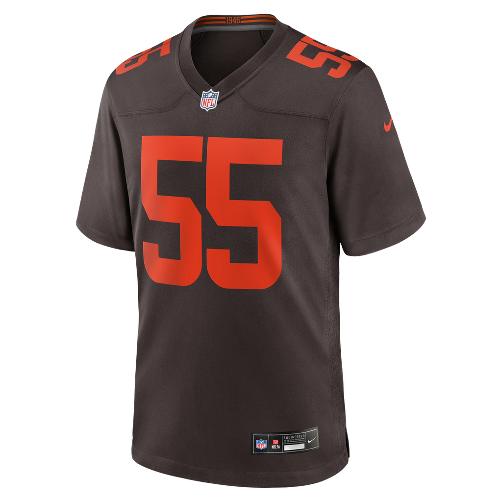 Spencer Fano Cleveland Browns Alternate Game Jersey - Brown
