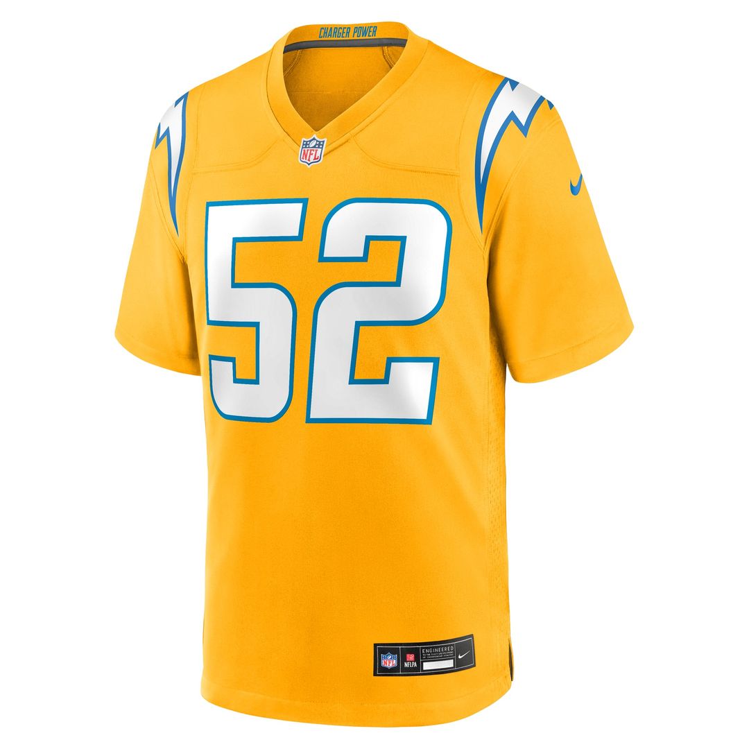 Khalil Mack Los Angeles Chargers Alternate Super Chargers Game Jersey - Navy