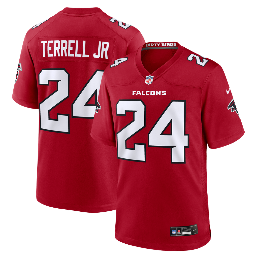 A.J. Terrell Atlanta Falcons Game Jersey - Red