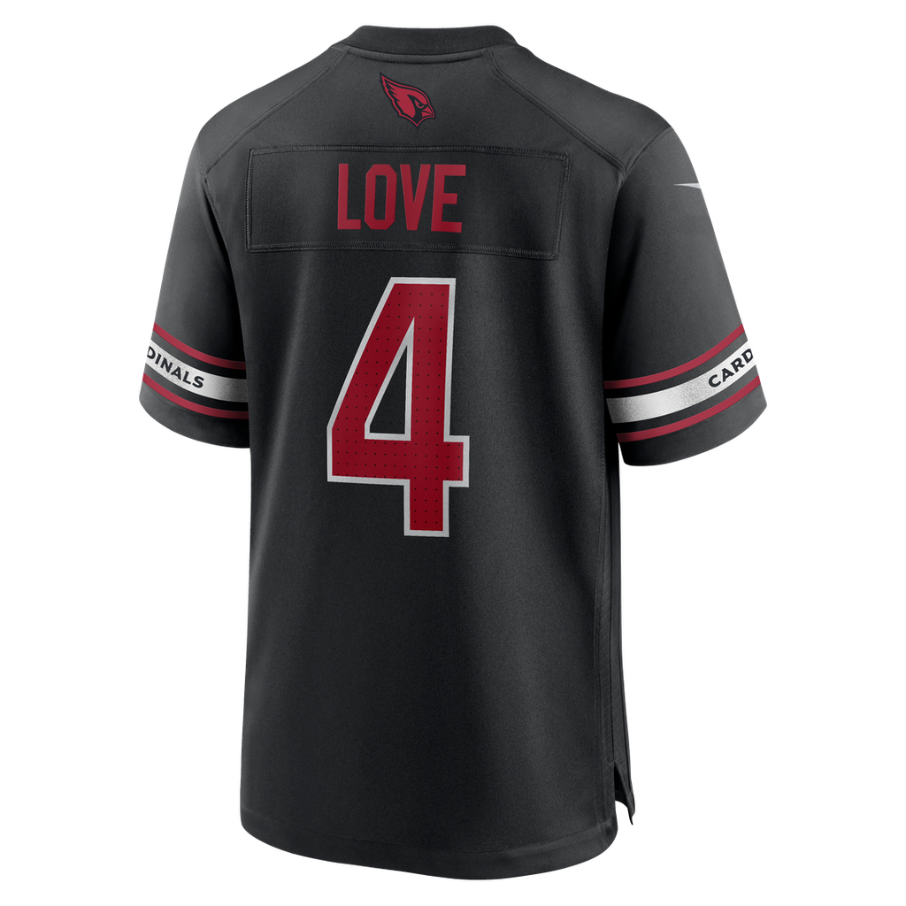 Jeremiyah Love Arizona Cardinals Alternate Game Jersey - Black