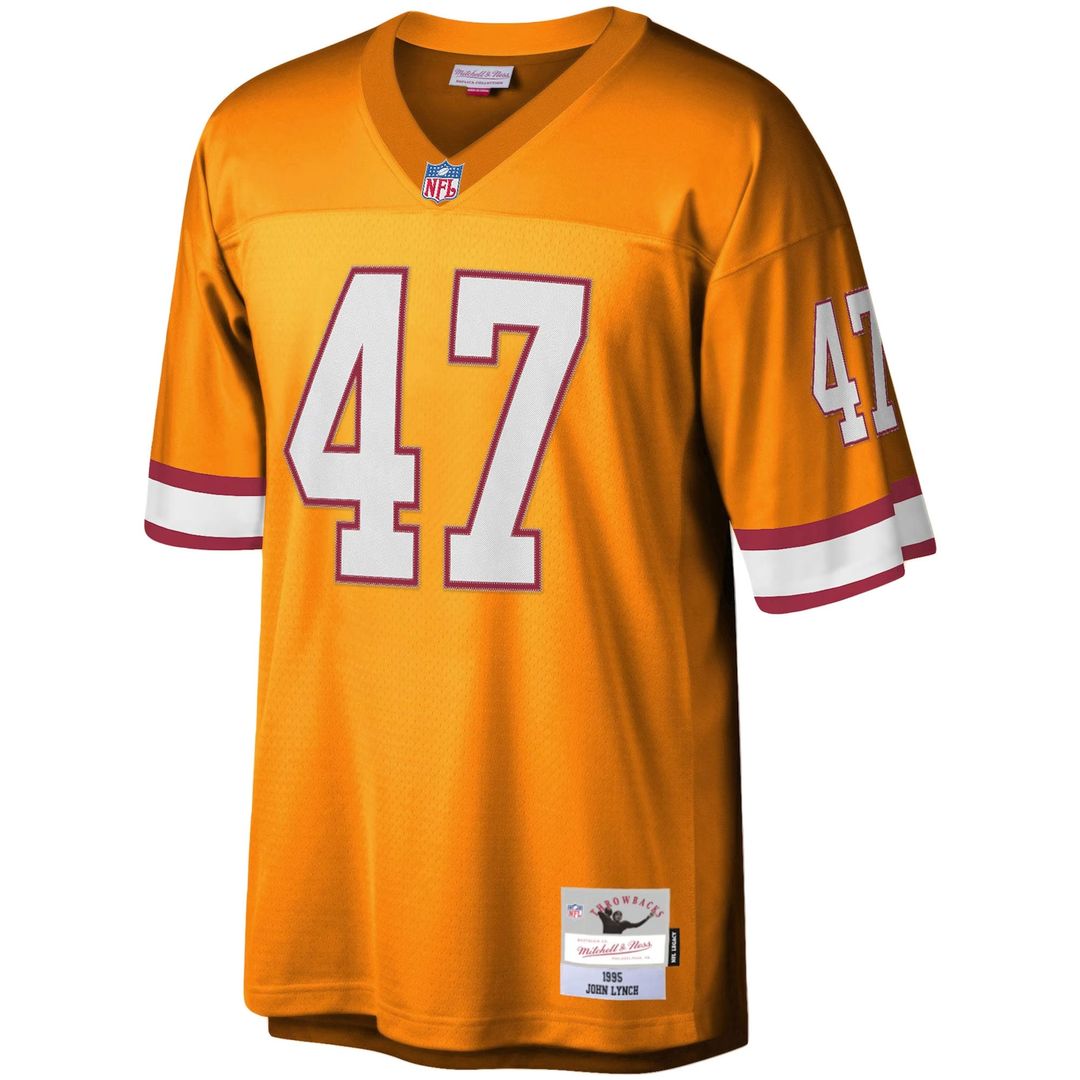 John Lynch Tampa Bay Buccaneers Big & Tall 1995 Legacy Jersey - Orange
