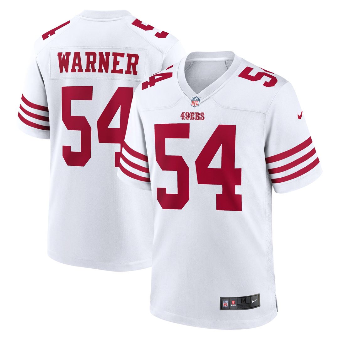 Fred Warner San Francisco 49ers Game Jersey - White