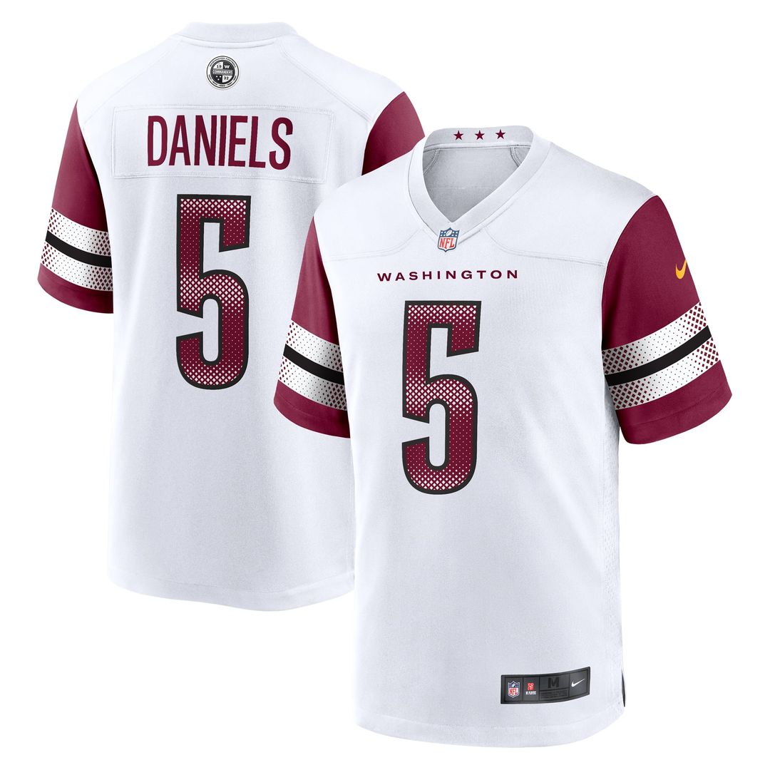 Jayden Daniels Washington Commanders Alternate Game Jersey - Black