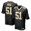 Cesar Ruiz New Orleans Saints Game Jersey - Black