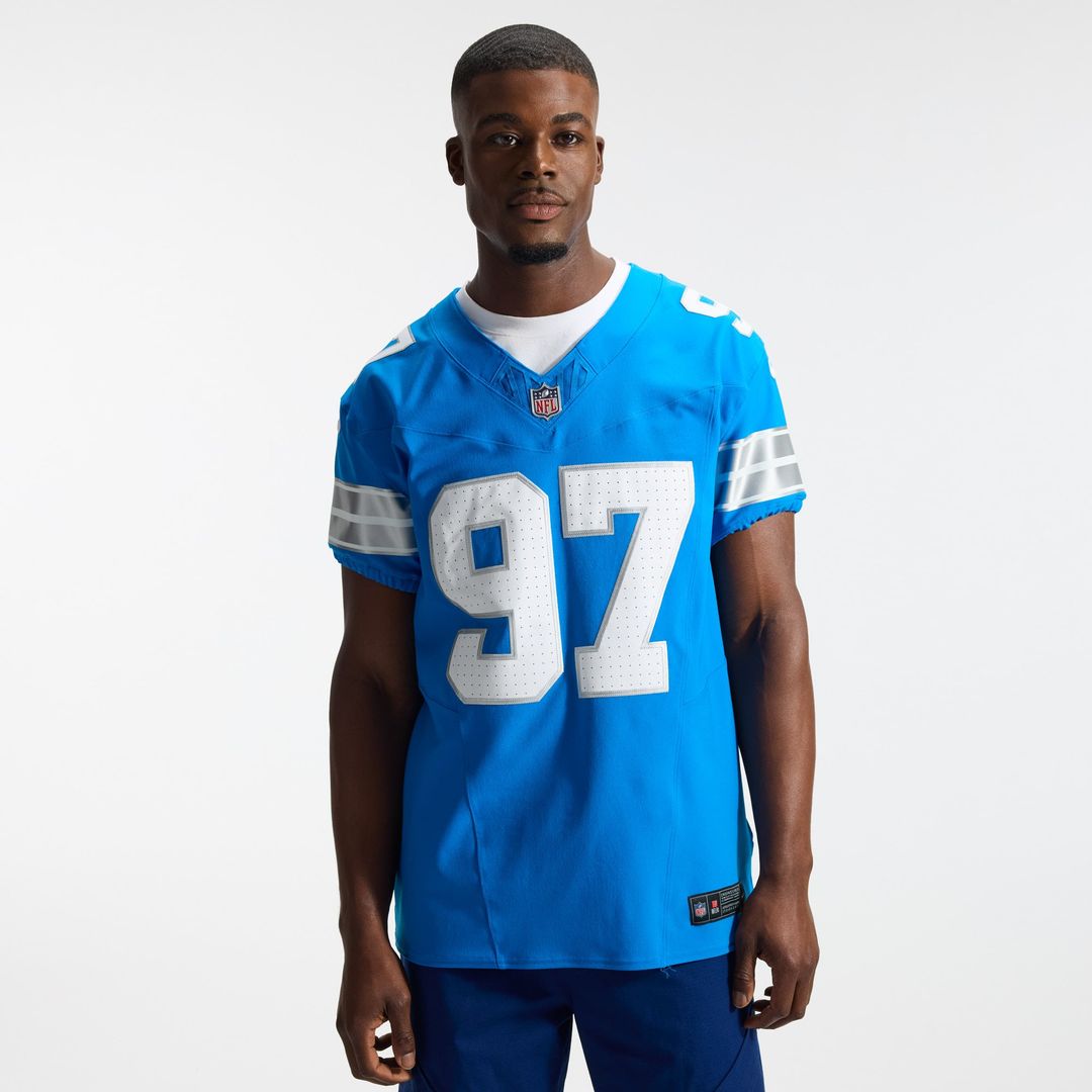 Aidan Hutchinson Detroit Lions Alternate Vapor F.U.S.E. Elite Jersey - Blue