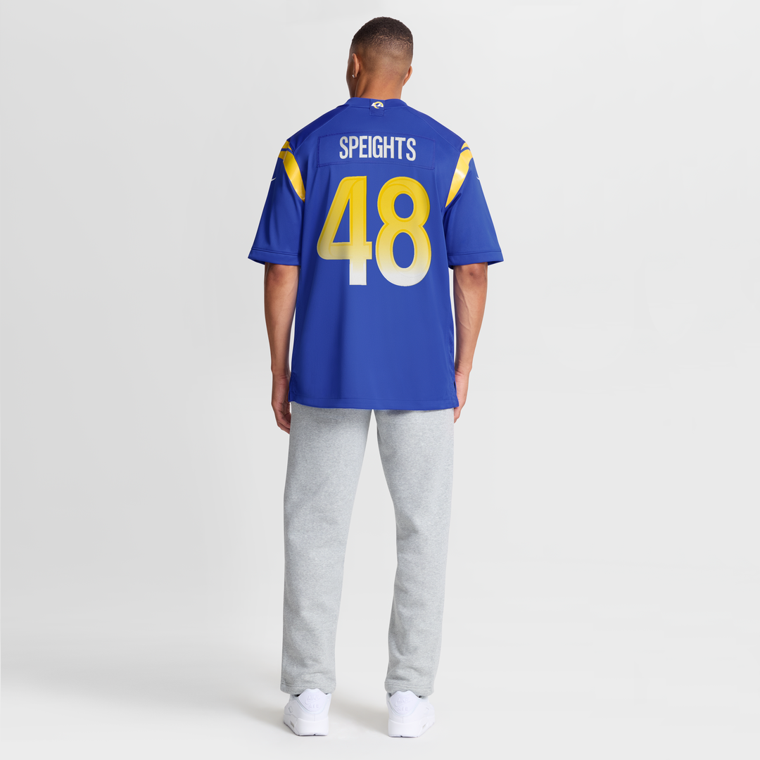 Omar Speights Los Angeles Rams Game Jersey - Royal Blue