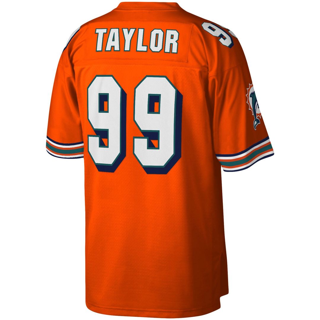 Jason Taylor Miami Dolphins Big & Tall 2004 Replica Jersey - Orange