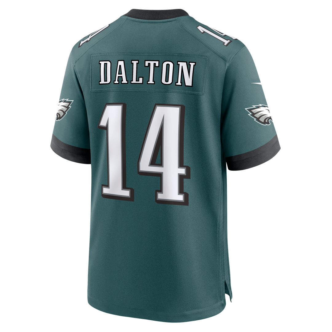 Andy Dalton Philadelphia Eagles Game Jersey - Midnight Green