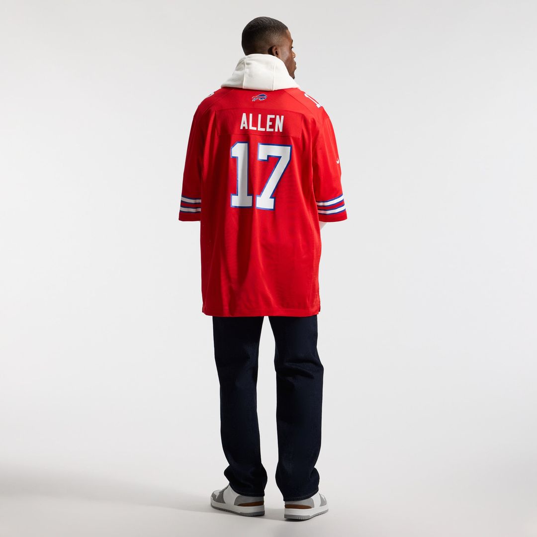 Josh Allen Buffalo Bills Alternate Game Jersey - Red
