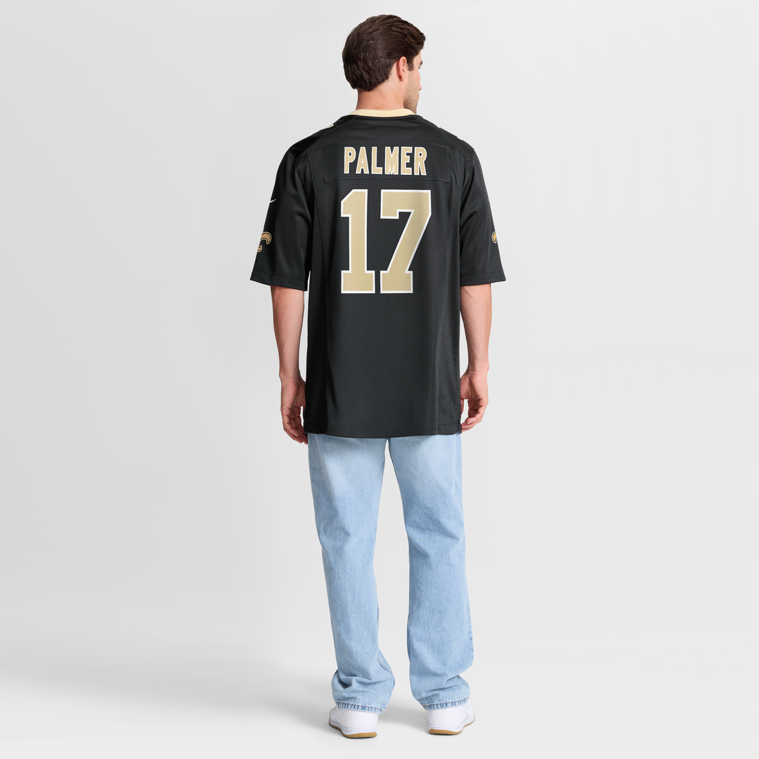 Trey Palmer New Orleans Saints Game Jersey - Black