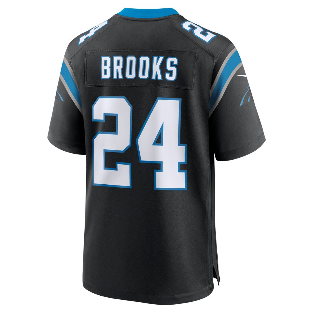 Jonathon Brooks Carolina Panthers Game Jersey - Black
