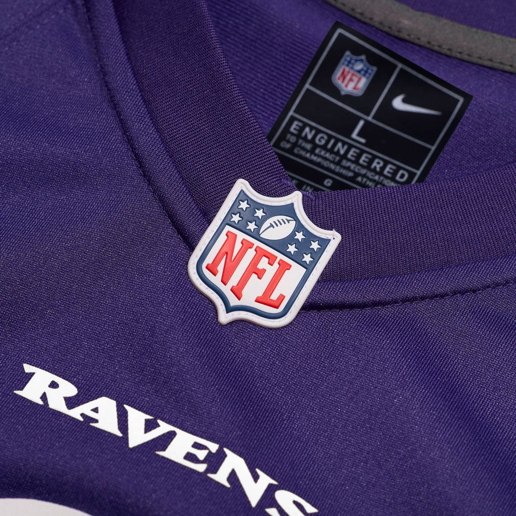Nick Moore Baltimore Ravens Game Jersey - Purple