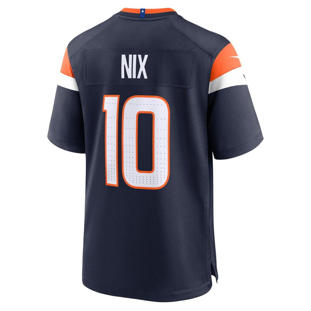 Bo Nix Denver Broncos Game Jersey - Orange
