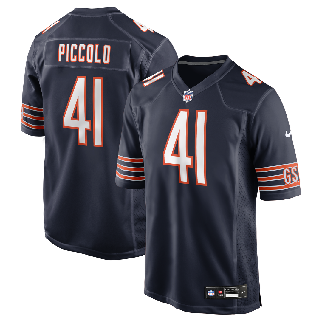 Brian Piccolo Chicago Bears Game Jersey - Navy